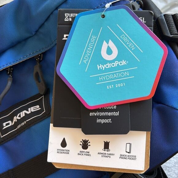 NWT Hot Laps 5L Bike Hydration Waist‎ Bag - Color:Midnight Blue - Picture 9 of 9